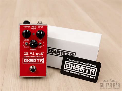axess electronics effects pedal online|AXSGTR OBViouS Boost / Overdrive (Axess Electronics) .